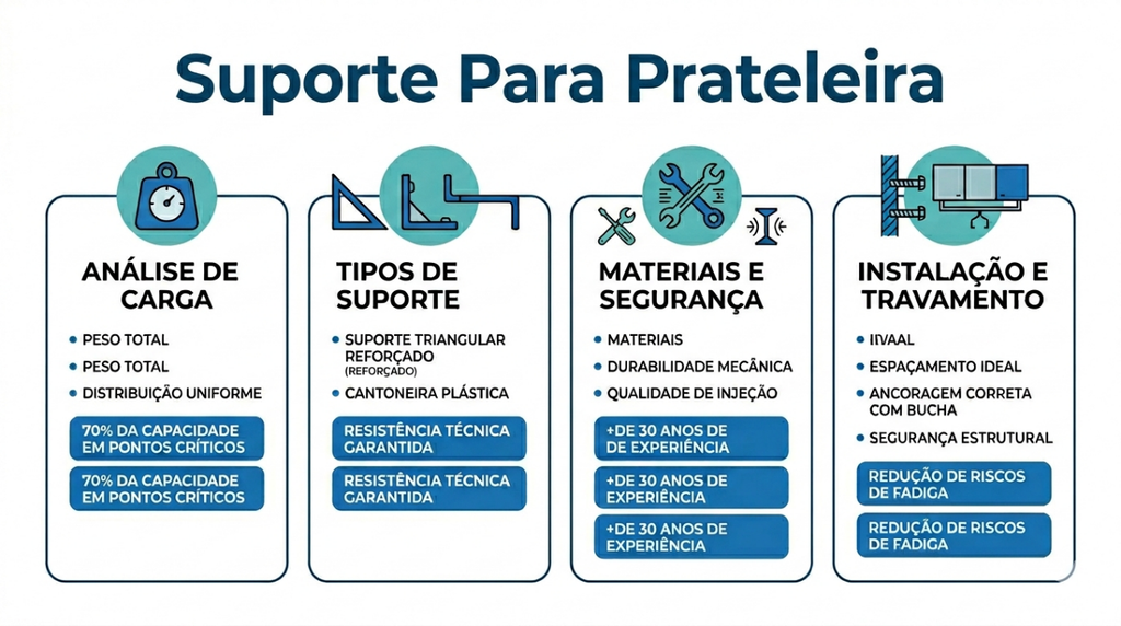 Como escolher o suporte para prateleira ideal: Capacidade de carga e segurança estrutural. 2 image 2